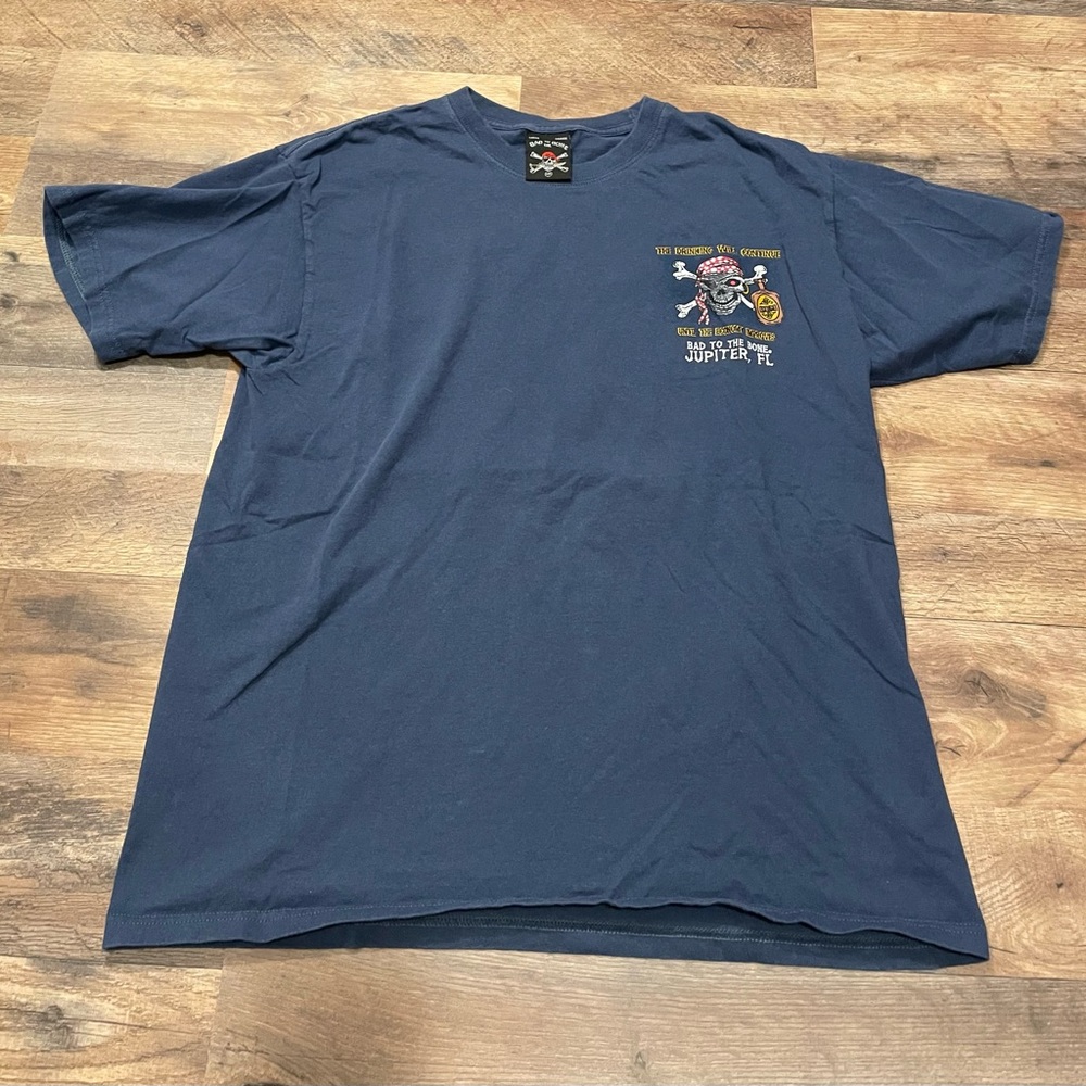 Navy Blue Graphic T-Shirt